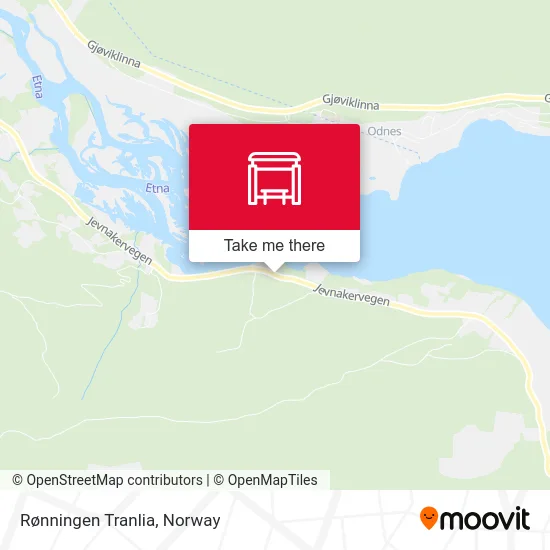 Rønningen Tranlia map