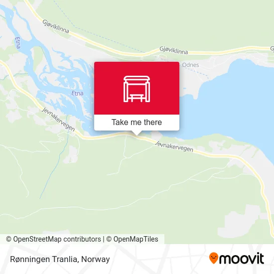 Rønningen Tranlia map