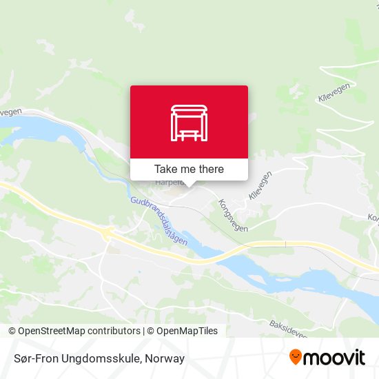 Sør-Fron Ungdomsskule map