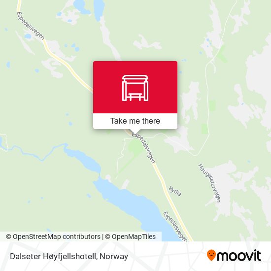 Dalseter Høyfjellshotell map