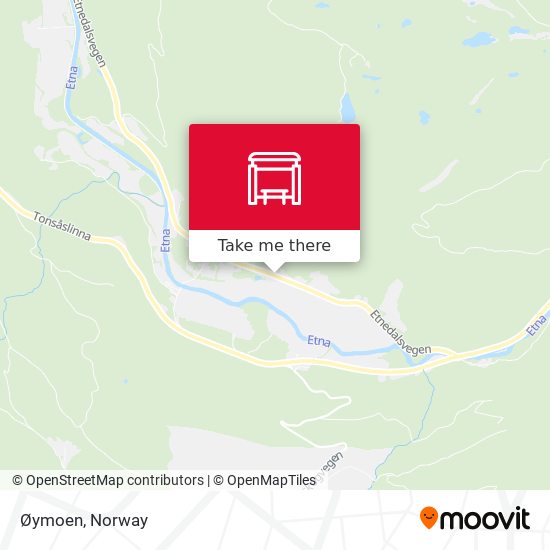 Øymoen map