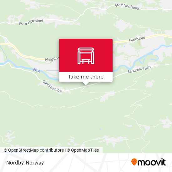 Nordby map