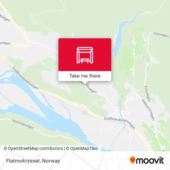 Flatmokrysset map