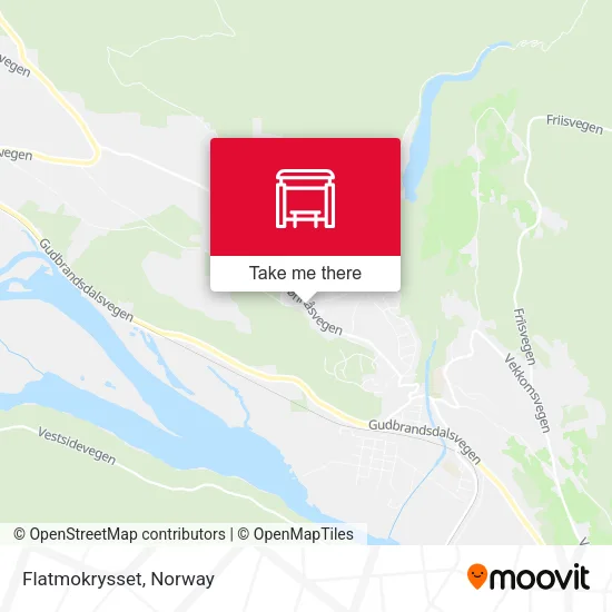 Flatmokrysset map