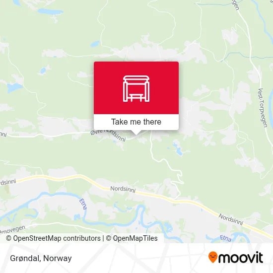 Grøndal map