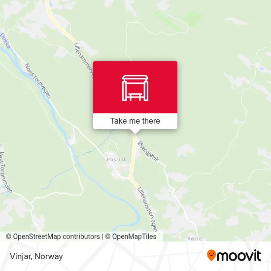 Vinjar map