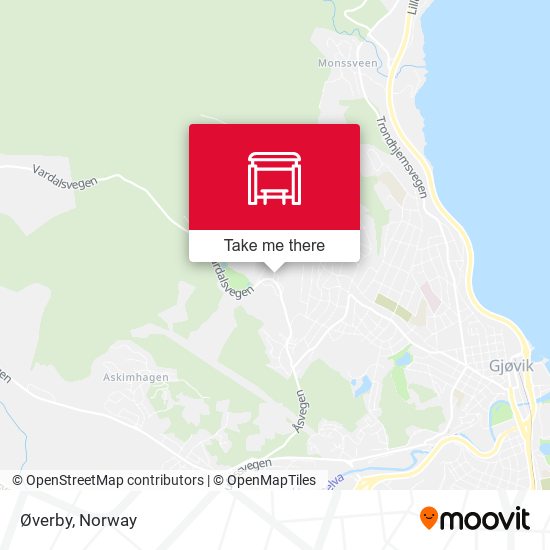 Øverby map