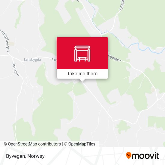 Byvegen map