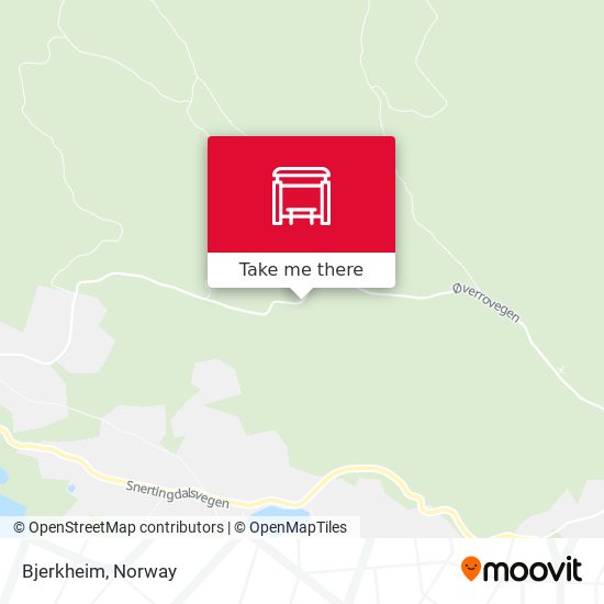 Bjerkheim map