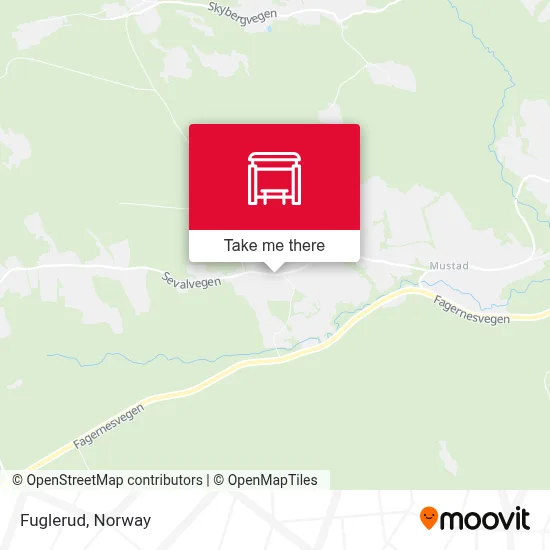Fuglerud map