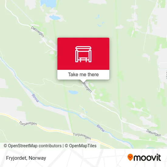 Fryjordet map