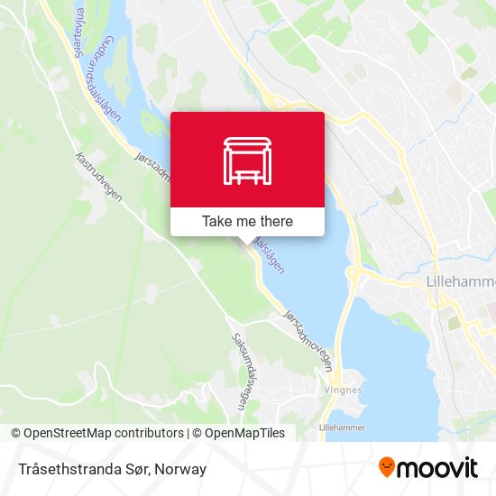 Tråsethstranda Sør map