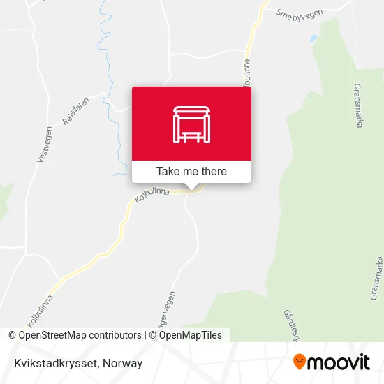 Kvikstadkrysset map