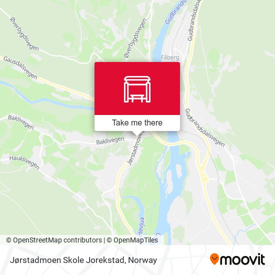 Jørstadmoen Skole Jorekstad map