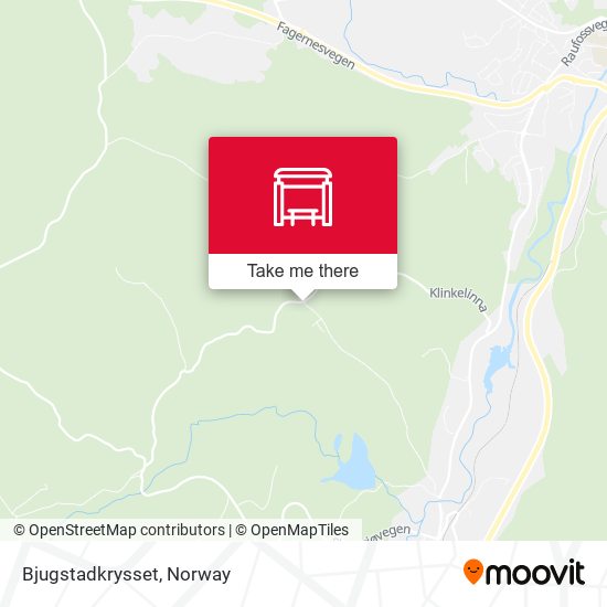 Bjugstadkrysset map