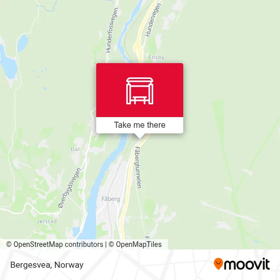 Bergesvea map