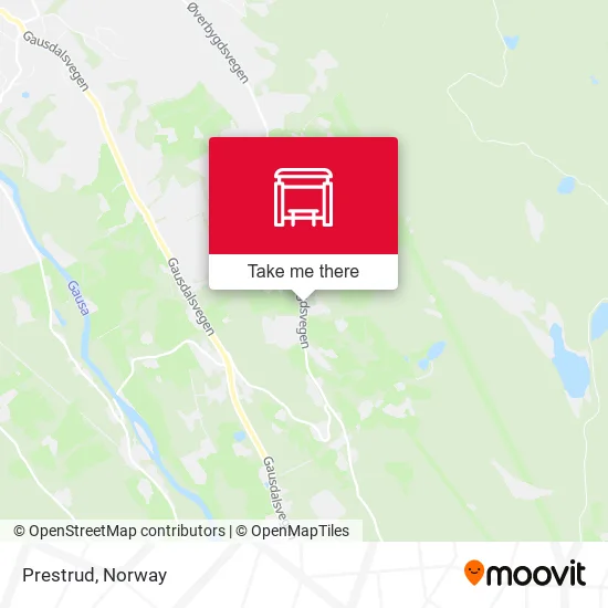 Prestrud map