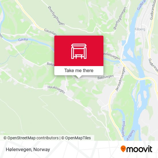 Hølenvegen map