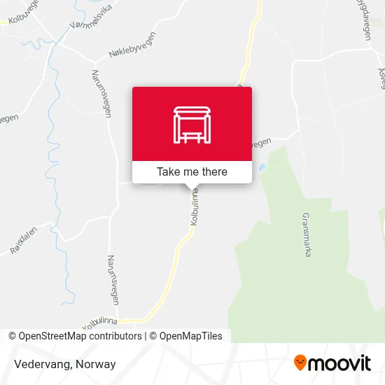 Vedervang map