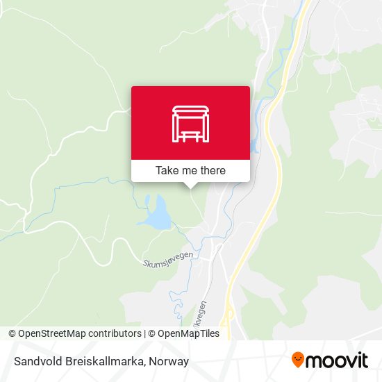 Sandvold Breiskallmarka map