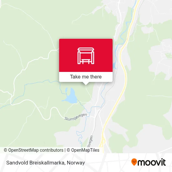 Sandvold Breiskallmarka map