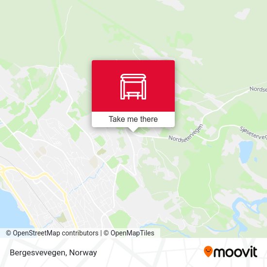 Bergesvevegen map