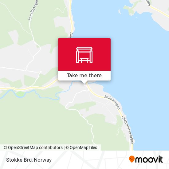 Stokke Bru map