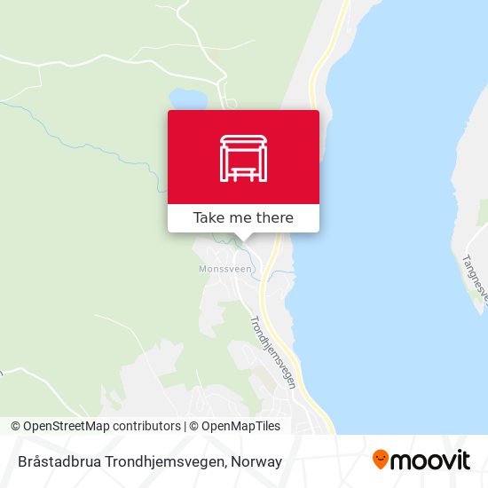 Bråstadbrua Trondhjemsvegen map