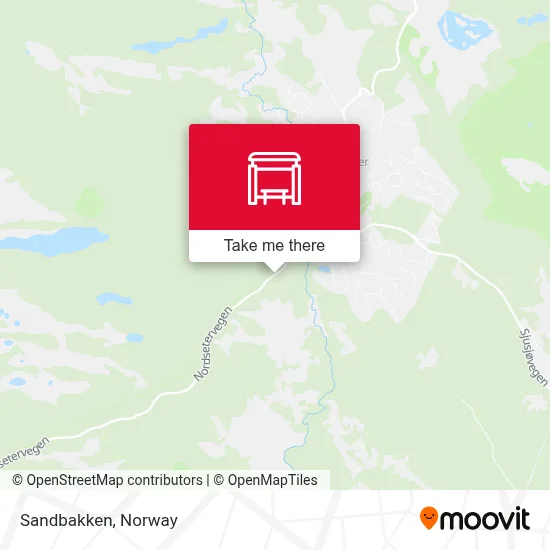 Sandbakken map