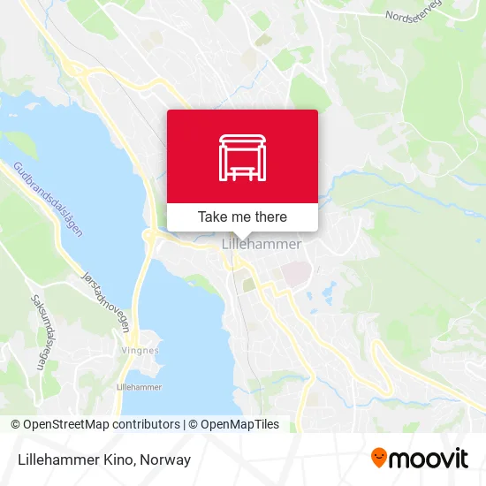 Lillehammer Kino map