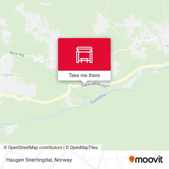 Haugen Snertingdal map