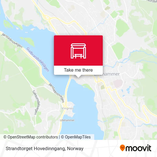 Strandtorget Hovedinngang map