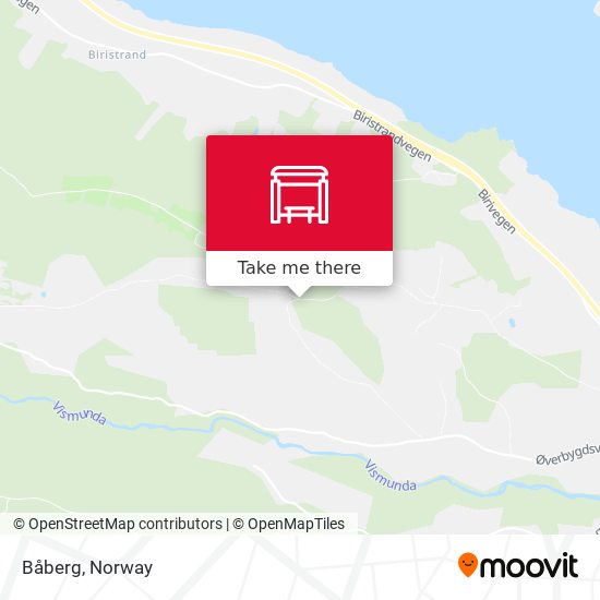 Båberg map