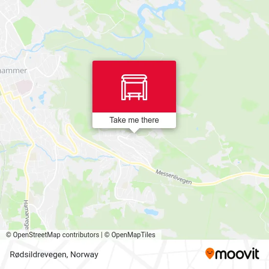 Rødsildrevegen map