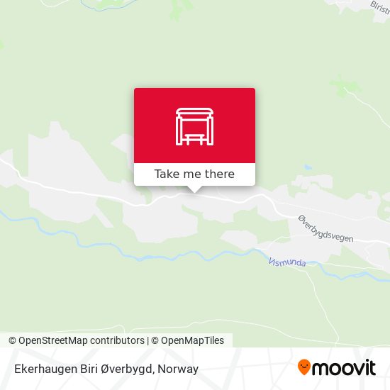 Ekerhaugen Biri Øverbygd map