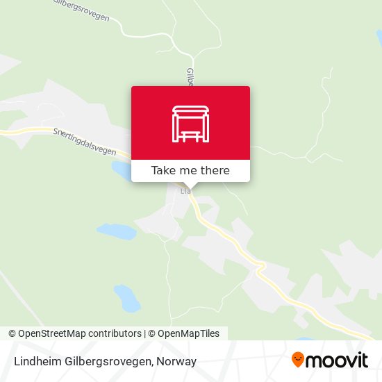 Lindheim Gilbergsrovegen map