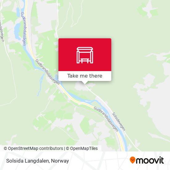 Solsida Langdalen map