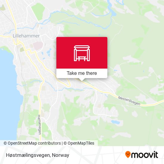 Høstmælingsvegen map