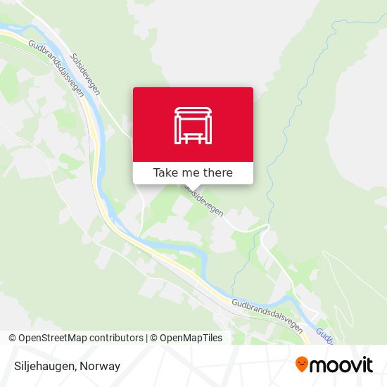 Siljehaugen map