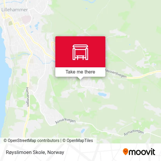 Røyslimoen Skole map