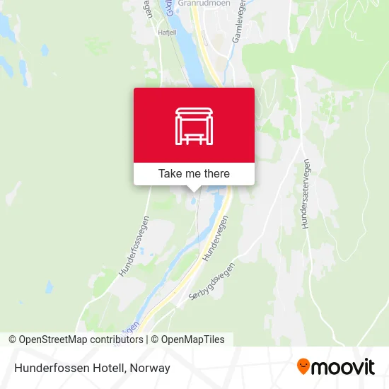Hunderfossen Hotell map