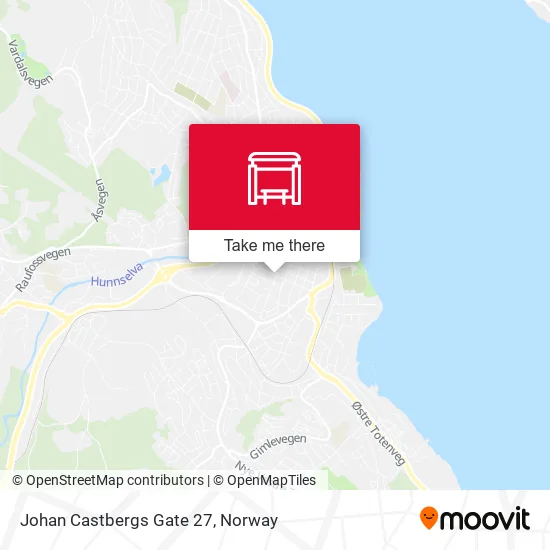 Johan Castbergs Gate 27 map
