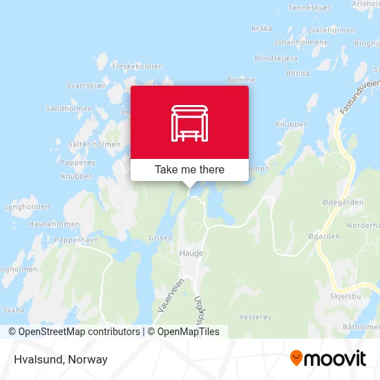 Hvalsund map
