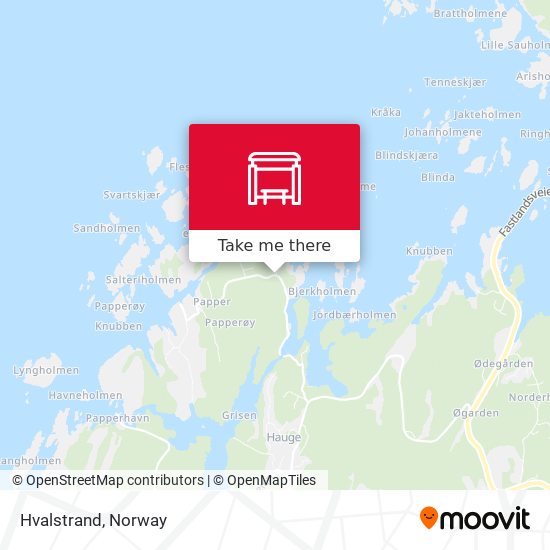 Hvalstrand map