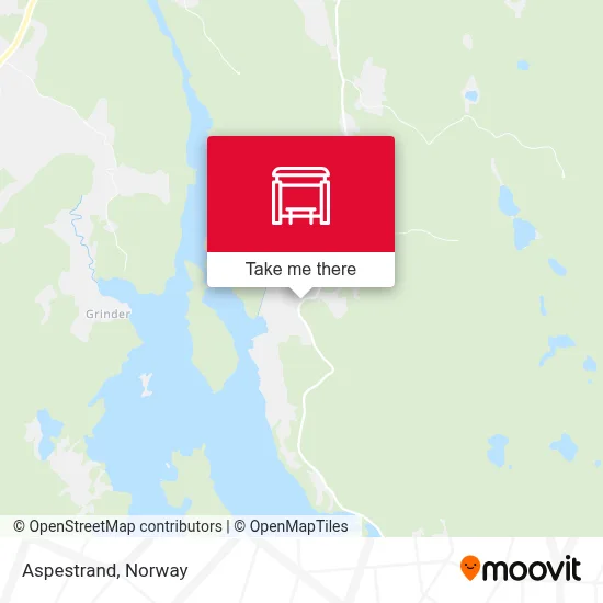 Aspestrand map