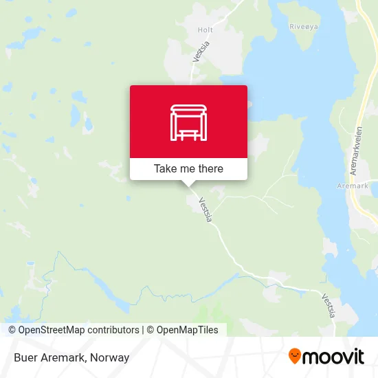 Buer Aremark map
