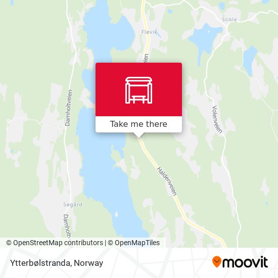 Ytterbølstranda map