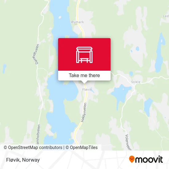 Fløvik map