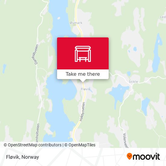 Fløvik map