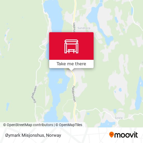 Øymark Misjonshus map